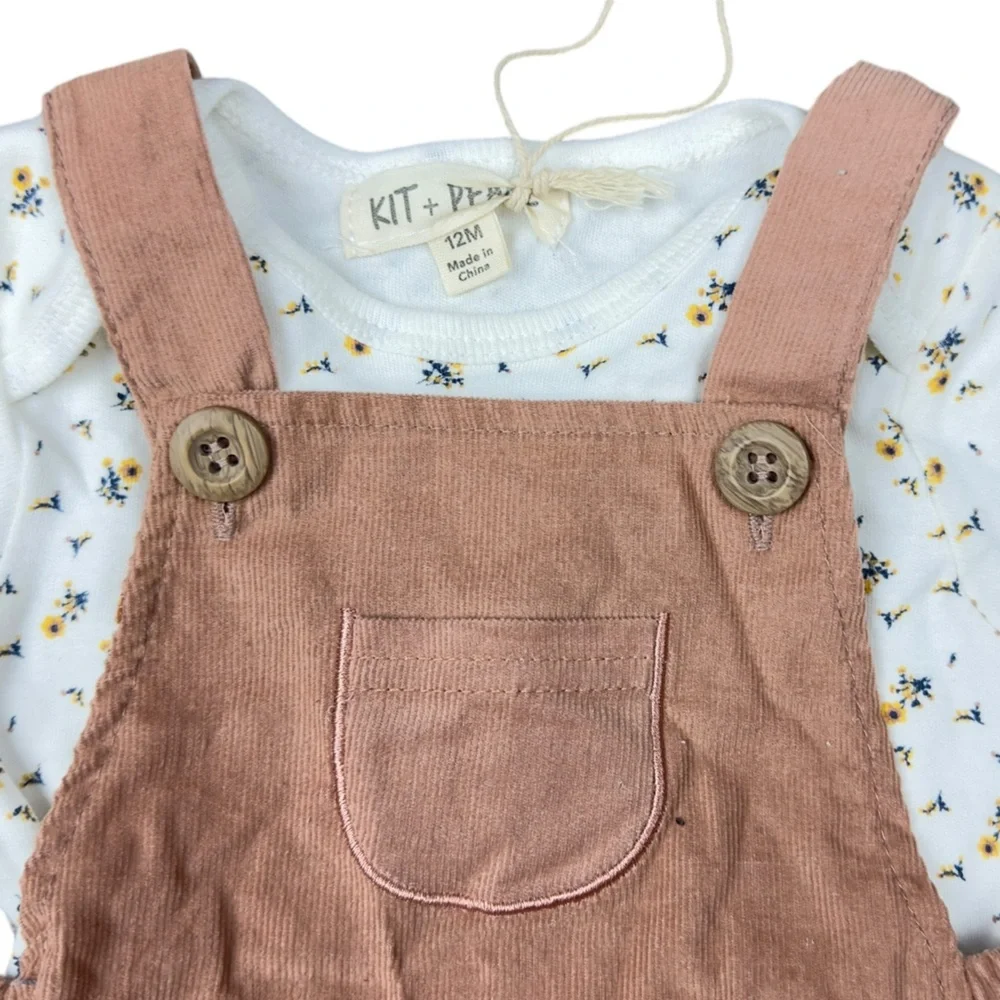 Kit + Pearl Two Piece Set- 12M